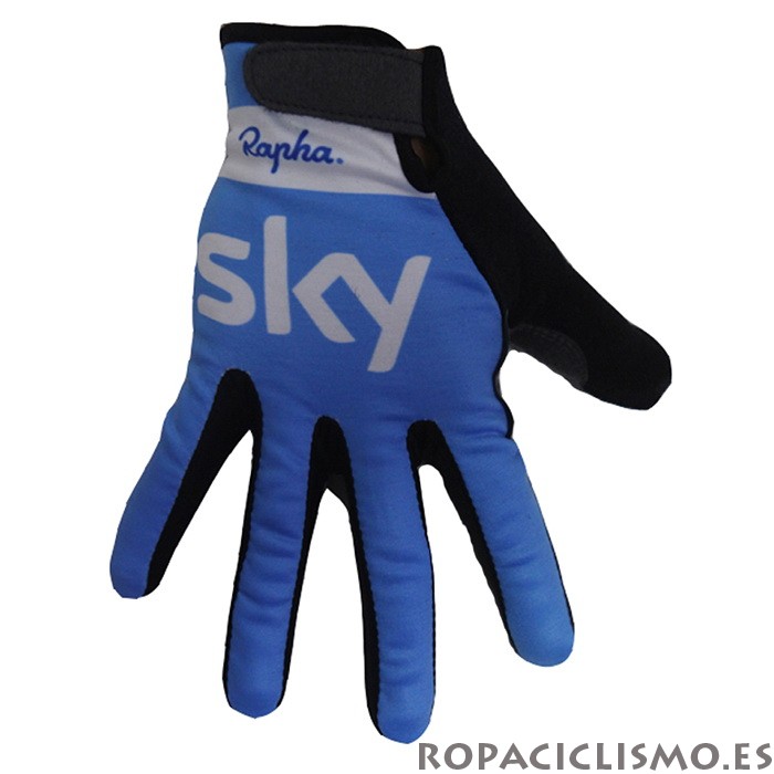 2020 Sky Guantes Largos Azul Blanco